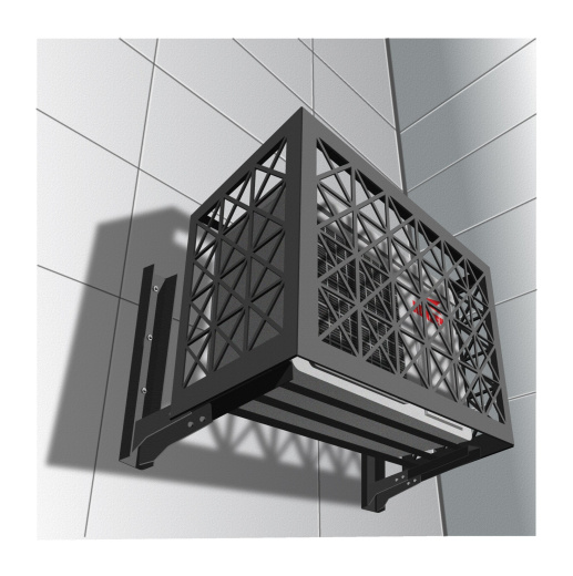 Корзины для кондиционеров с квадратно-треугольной перфорацией RAL9005